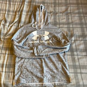 Under Armour Grey Marble Hooded Sweatshirt